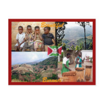 Burundi Postcard by Julieew Burundi Postcard