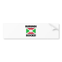 Burundi Rocks bumper stickers by flagshirt Burundi Rocks bumper stickers
