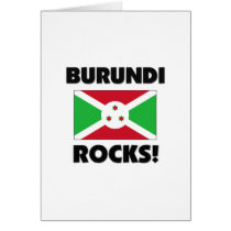 Burundi Rocks cards by flagshirt Burundi Rocks cards