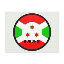 Burundi Roundel quality Flag Postcards