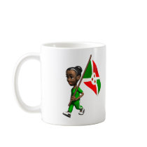 Burundian Girl mugs by worldtees Burundian Girl mugs