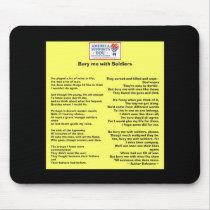 Bury me with Soldiers - Honor Our Veterans mousepads
