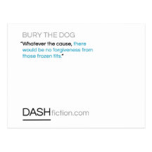 Bury the Dog Postcard