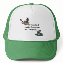 Bury Your Troubles Cap Trucker Hat