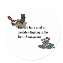 Bury Your Troubles stickers by Sylinden Bury Your Troubles stickers