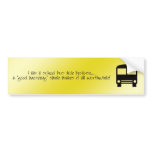Bus Aide - A Good Morning Smile Bumper Sticker
