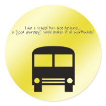 Bus Aide - A Good Morning Smile Sticker