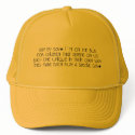 Bus Aide - Day By Day Poem Hat by SjStevenson Bus Aide - Day By Day Poem Hat