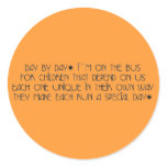 Bus Aide - Day By Day Poem Sticker