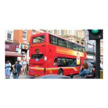 Bus Back Photo Greeting Card
