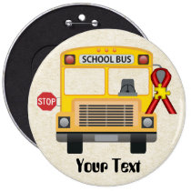 bus-driver, autism, education, school, teacher, children, Button with custom graphic design
