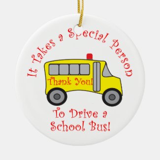 Bus Driver Christmas Ornaments