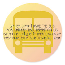 Bus Driver - Day By Day Poem Sticker by SjStevenson Bus Driver - Day By Day Poem Sticker