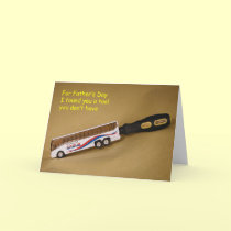 Bus Driver Father's Day cards