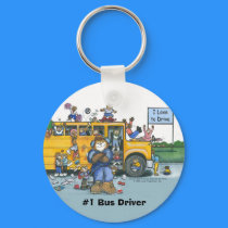 Bus Driver Keychain