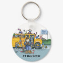 Bus Driver Keychain by ZachBear Bus Driver Keychain