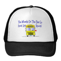 Bus Driver "The Wheels on the Bus" Mesh Hat