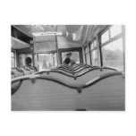Bus Interior (Late 1970s) Postcard