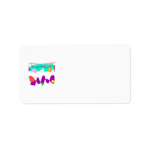 Bus Personalized Address Label