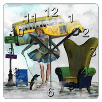 Bus Stop Designer Wall Clock wall clocks