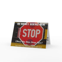 Bus Stop Law Violation Notice cards