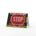 Bus Stop Law Violation Notice cards