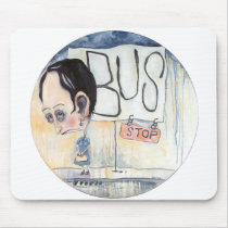Bus stop mousepads