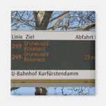 Bus Stop Sign in Berlin magnets