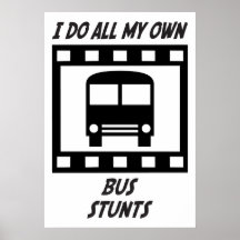 Bus Stunts Poster