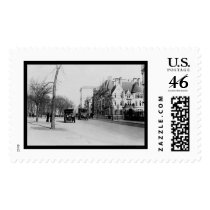 Buses on Fifth Avenue, New York City 1913 postage by lc_vintagephotos Buses on Fifth Avenue, New York City 1913 postage