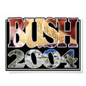 BUSH2004 posters