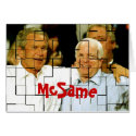 Bush and McCain = McSame cards