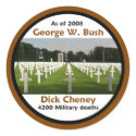 Bush Cheney KILLED Sticker