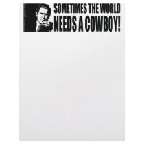 Bush Cowboy Personalized Letterhead