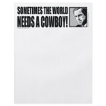 BUSH--COWBOY-White Personalized Flyer