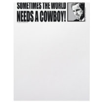 BUSH--COWBOY-White Letterhead
