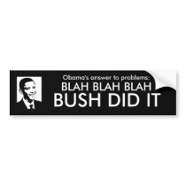 BUSH DID IT BUMPER STICKERS