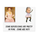 bush , eisenhower_mamie, Some Republicans are p... postcards by Mark_Killingsworth bush , eisenhower_mamie, Some Republicans are p... postcards