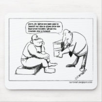 Bush Greeted by Size 10 Shoes in Iraq mousepads