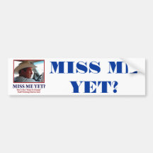 BUSH-HAT BUMPER STICKERS