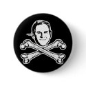 Bush Head and Crossbones Button