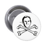 Bush Head and Crossbones Button
