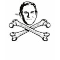 Bush Head and Crossbones Hat t-shirts