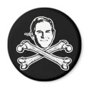 Bush Head and Crossbones Magnet