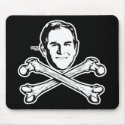 Bush Head and Crossbones Mousepad