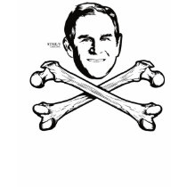Bush Head and Crossbones T-Shirt