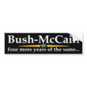 Bush-McCain Bumper Sticker bumper stickers by irregulargoods Bush-McCain Bumper Sticker bumper stickers