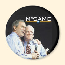 Bush-McCain: Same man. magnets