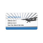 Bush Plane Personalized Address Label
