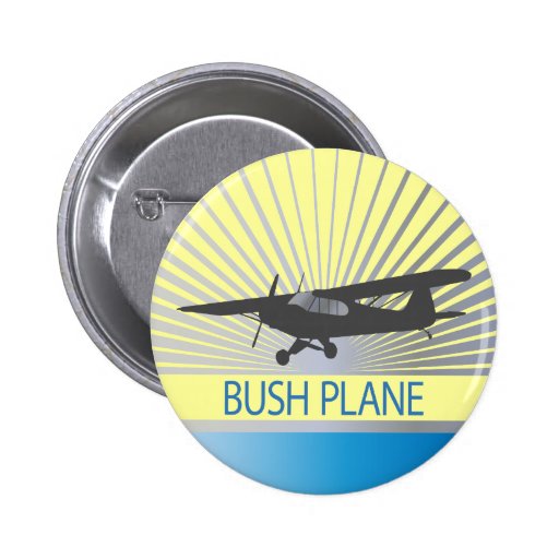 Bush Plane Pinback Buttons